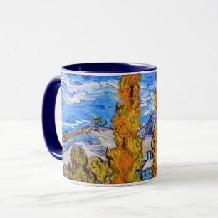 Caneca Os Poplars em Santo-Rémy, Van Gogh