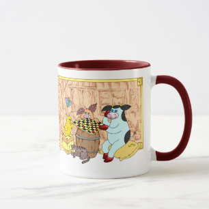 Caneca Os prazeres simples trazem a maioria de felicidade