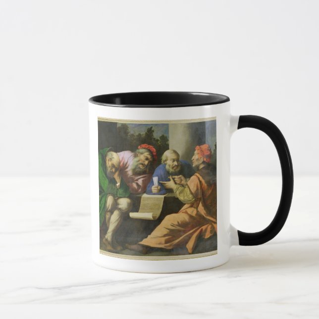 Caneca Os quatro pais da igreja (óleo nas canvas (Direita)