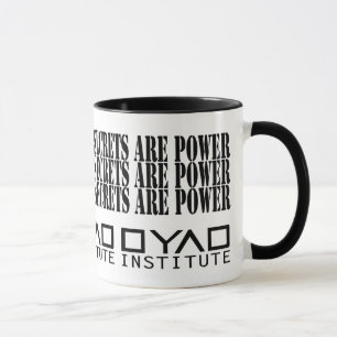 Caneca Os segredos são poder - instituto da díade - pre