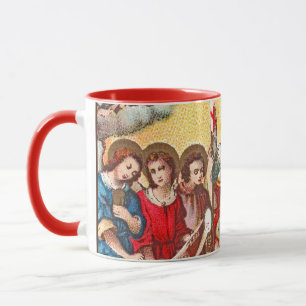 Caneca Os Sete Arcanjos (CP 001; Cromolitógrafo)