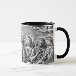 Caneca Os Sete Arcanjos (M 034; Gravura)