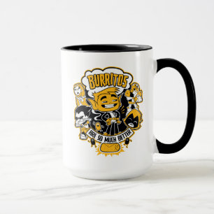 Caneca Os titã adolescentes vão! O menino "Burritos do