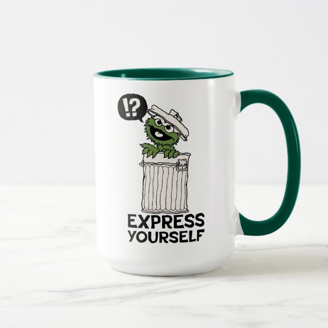 Caneca Oscar, o Grouch Expresse-se (Direita)