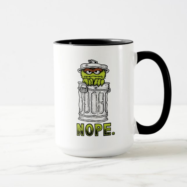 Caneca Oscar o Grouch - Não. (Direita)