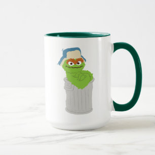 Caneca Oscar, o Grouch Trash Can Lean