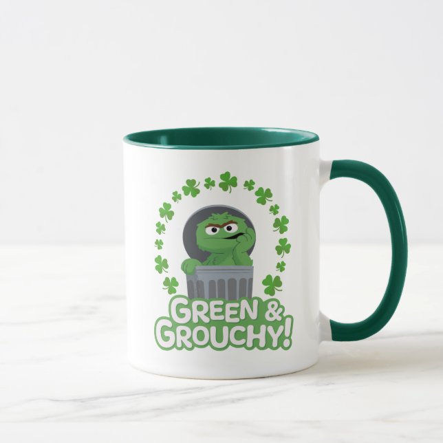 Caneca Oscar | Verde e Mal-Humorado! (Direita)