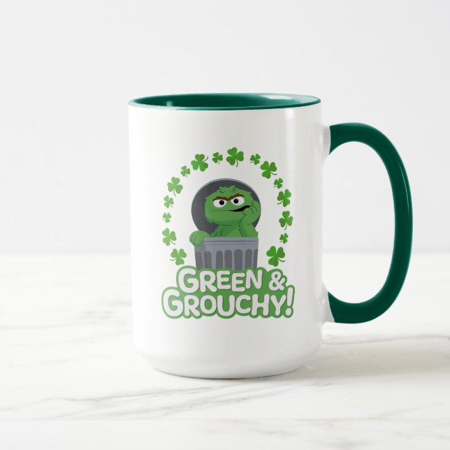 Caneca Oscar | Verde e Mal-Humorado! (Direita)