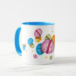 Caneca Ostereier und Gänseblümchen
