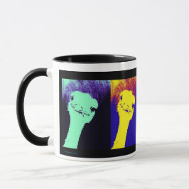 Caneca Ostrich Pop Art