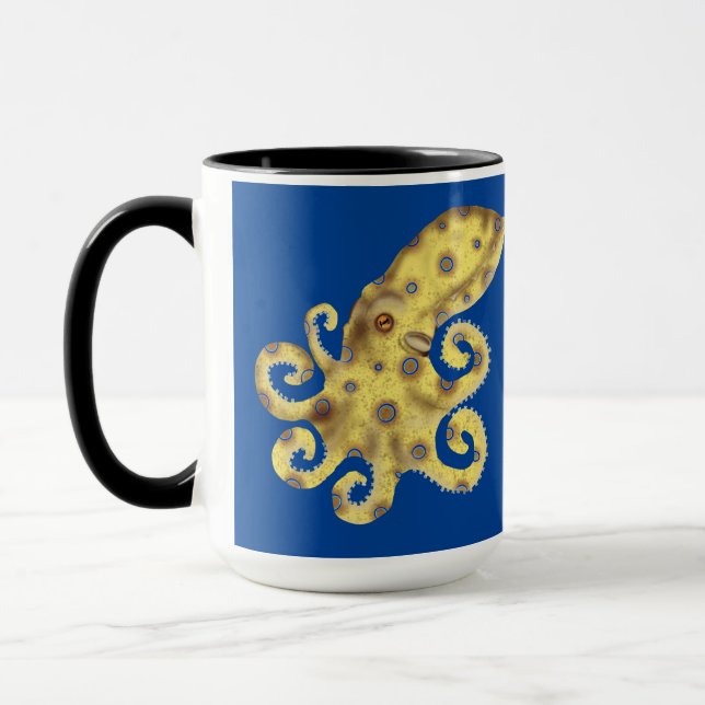 Caneca Otopus Mug Blue Ringed (Esquerda)