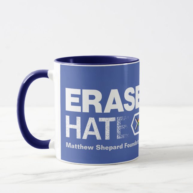 Caneca OTP Matthew Shepard Foundation Odeia Crimes 11 OZ (Esquerda)