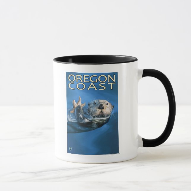 Caneca Otter Mar da Costa do Oregon (Direita)