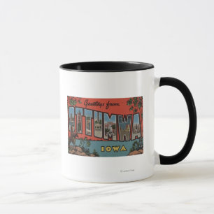 Caneca Ottumwa, letra ScenesOttumwa de IowaLarge, IA