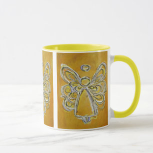 Caneca ou Taça Anjo Amarelo