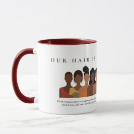 Caneca Our Hair History Black Hair Appreciation Mug