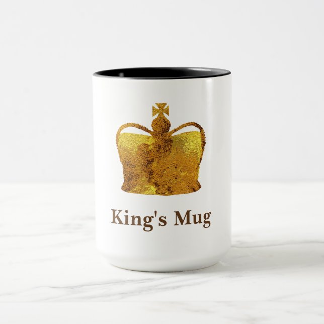 Caneca Ouro Crwon King Mug (Centro)