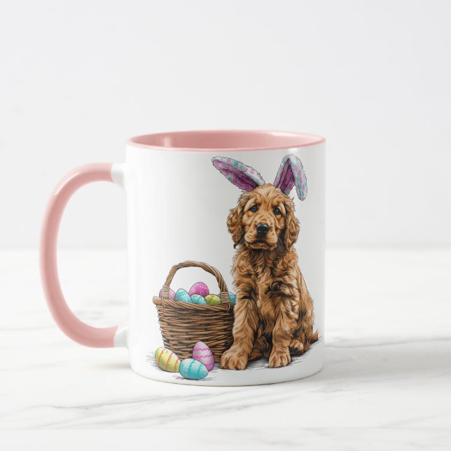 Caneca Ouro de páscoa Retriever Socado (Esquerda)