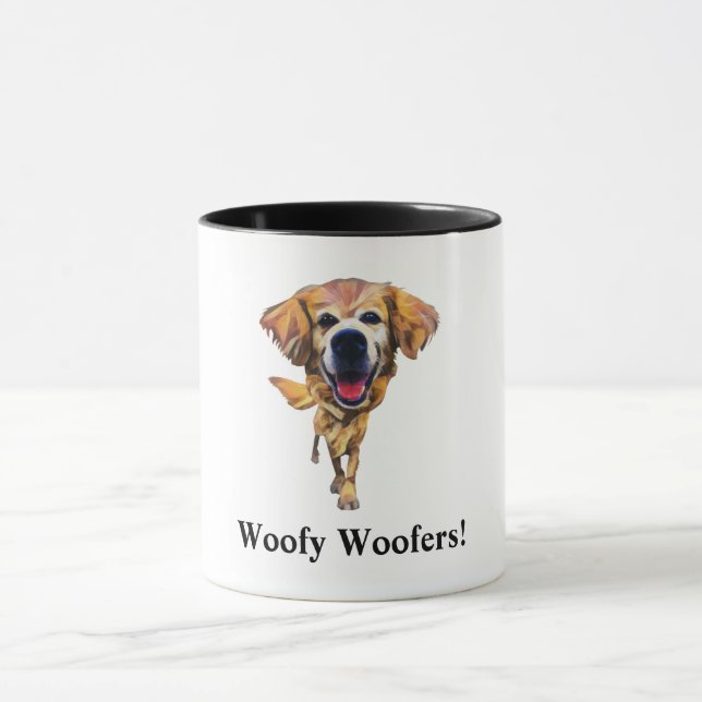 Caneca Ouro Engraçado - Retriever Mug (Centro)