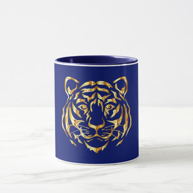 Caneca Ouro Face Tiger Mug (Centro)