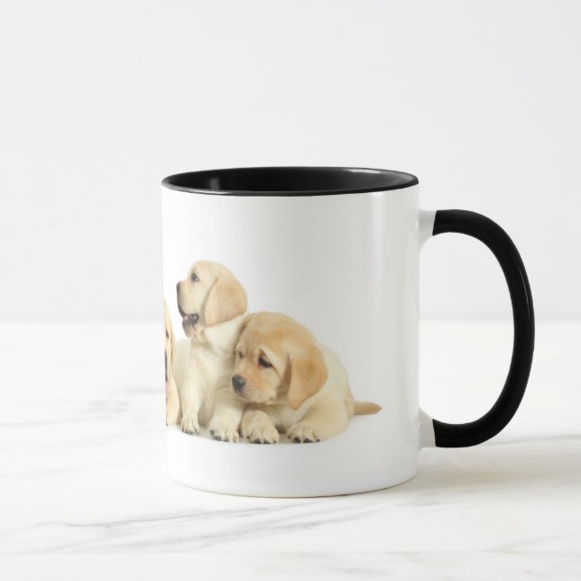 Caneca Ouro Labrador Puppie (Direita)