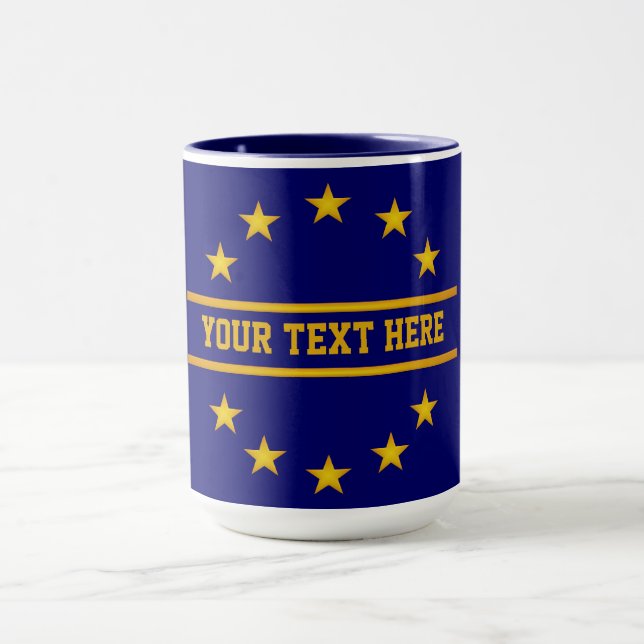 Caneca OURO PERSONALIZADO - escolha estilo e cor (Centro)