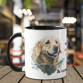 Caneca Ouro Retriever Cão Leal Amigo