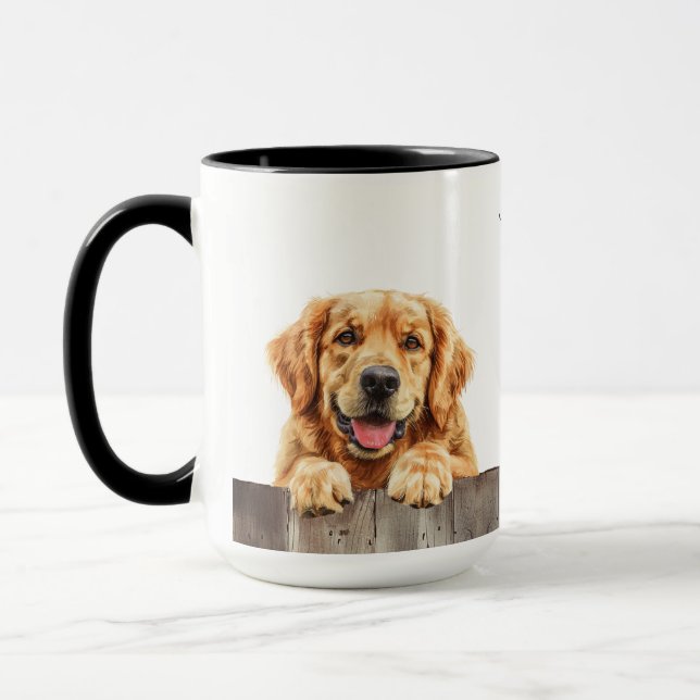 Caneca Ouro Retriever Dog (Esquerda)