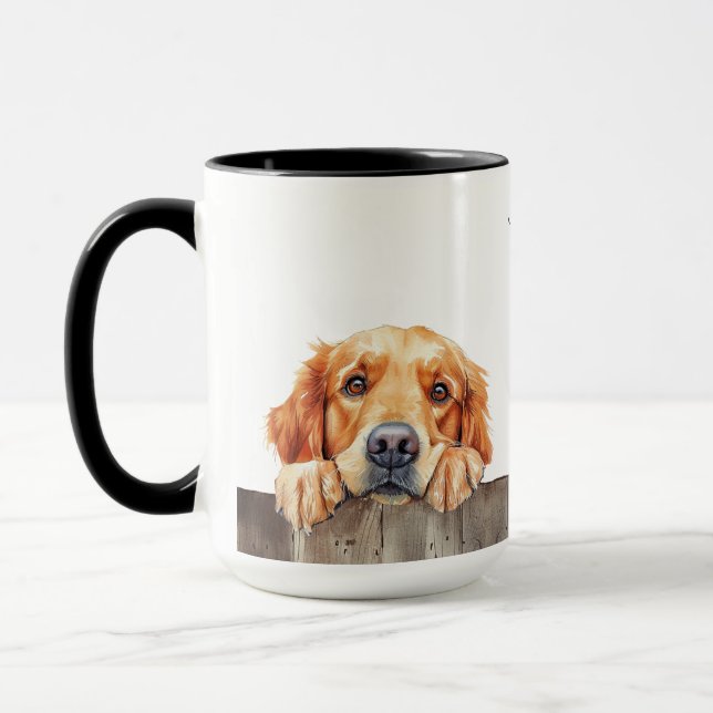 Caneca Ouro Retriever Dog (Esquerda)