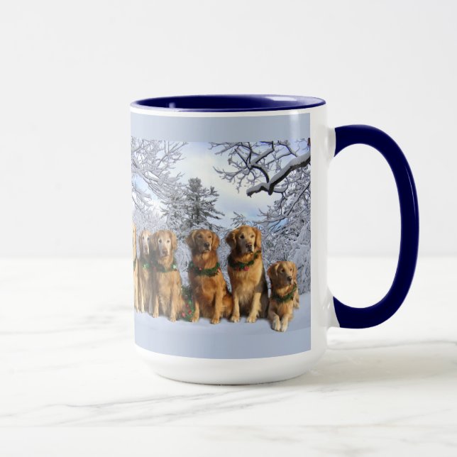 Caneca Ouro Retriever Snow Mug (Direita)