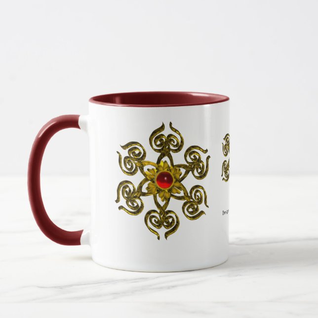 CANECA OURO ROSA RUBY (Esquerda)