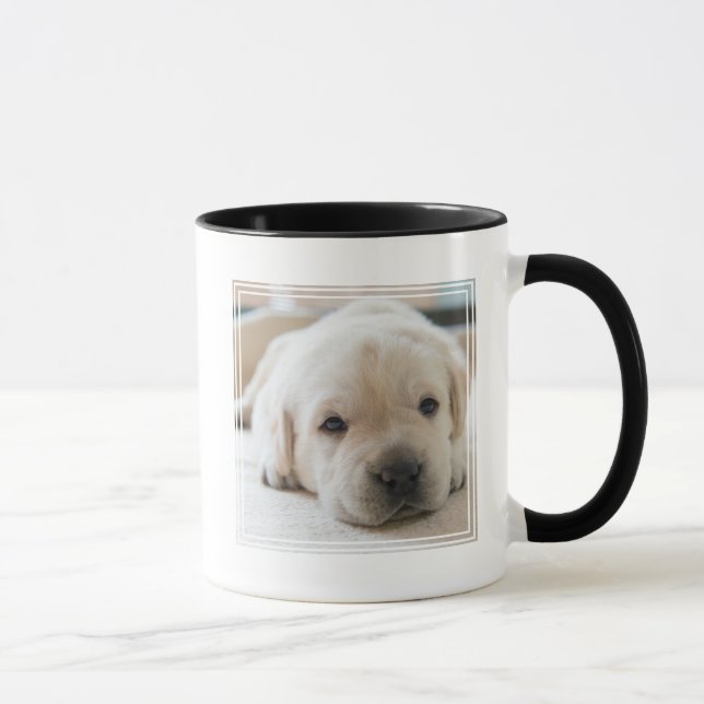 Caneca Ouro Sonolento Labrador (Direita)