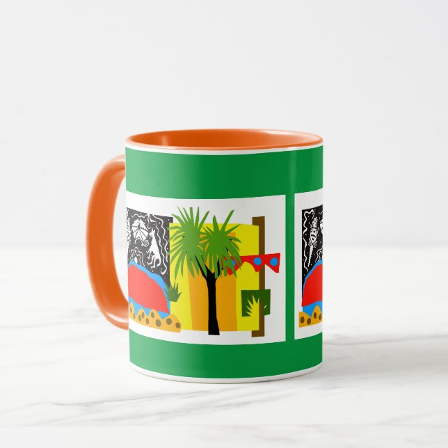 Caneca Outback Uluru - Deserto australiano - (Frente Esquerda)