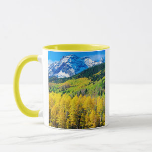 Caneca Outono nas Montanhas Rochosas
