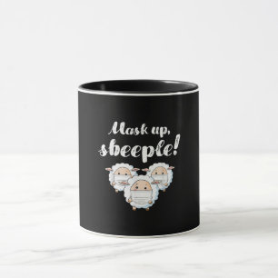 Caneca Ovelha na máscara   Presente perfeito para Amante