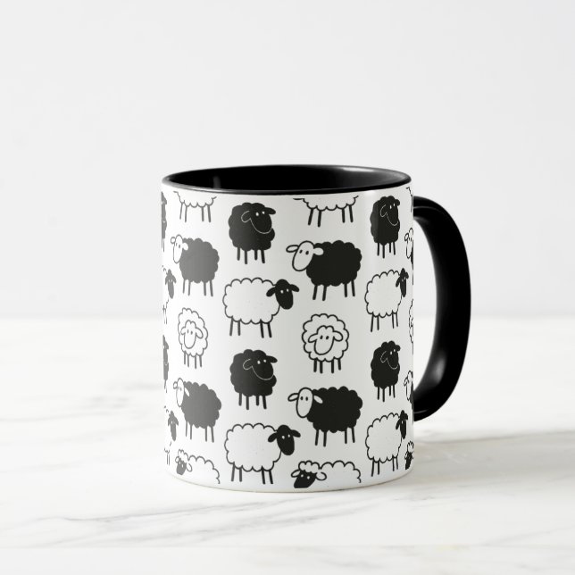 Caneca Ovelhas (Frente Esquerda)