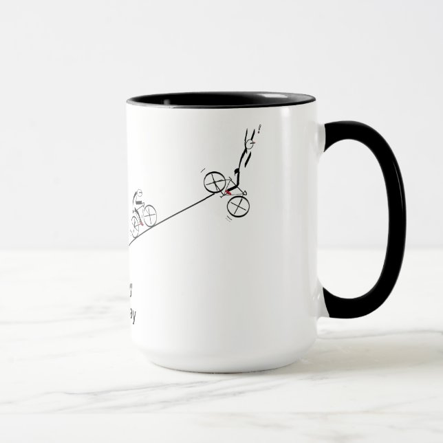 Caneca Over The Hill Bicyclist Birthday (Direita)