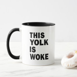 Caneca Ovo Trending Engraçado Humor Esta Gema é Woke