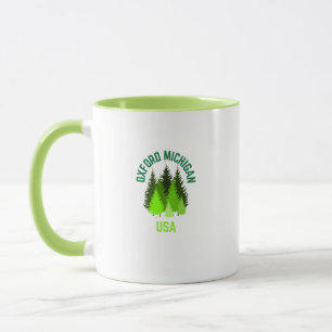 Caneca Oxford Michigan Hometown Coffee Mug