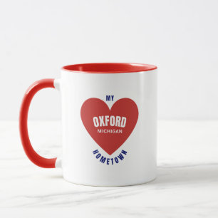 Caneca Oxford Michigan Hometown Coffee Mug