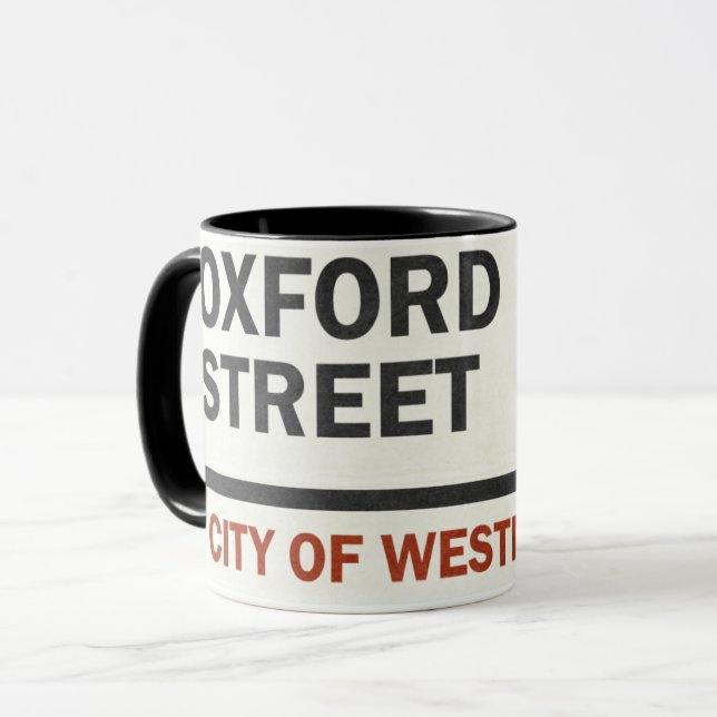 Caneca Oxford Street Sign  (Frente Esquerda)
