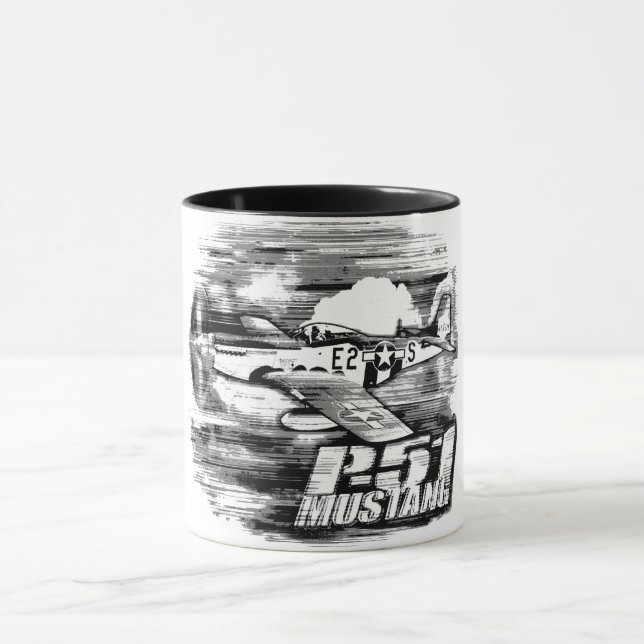 Caneca P-51 Mustang (Centro)
