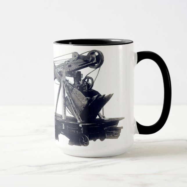 Caneca Pá de Construção de Crane do Noroeste com Carro de (Direita)