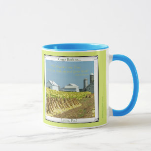 Caneca Pa de Lititz. Voltado! Fazenda do condado.