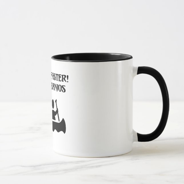 CANECA PÁ MAIS RAPIDAMENTE, EU OUÇO BANJOS (Direita)