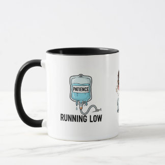 Caneca Paciência Está Acabando - Edição Enfermeira