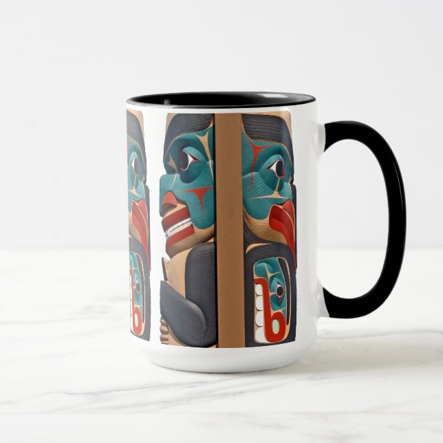 Caneca Pacífico Noroeste Totem Mug (Direita)