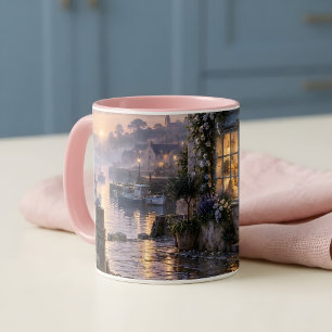 Caneca Padaria de Vila Costeira ao Nascer do Sol