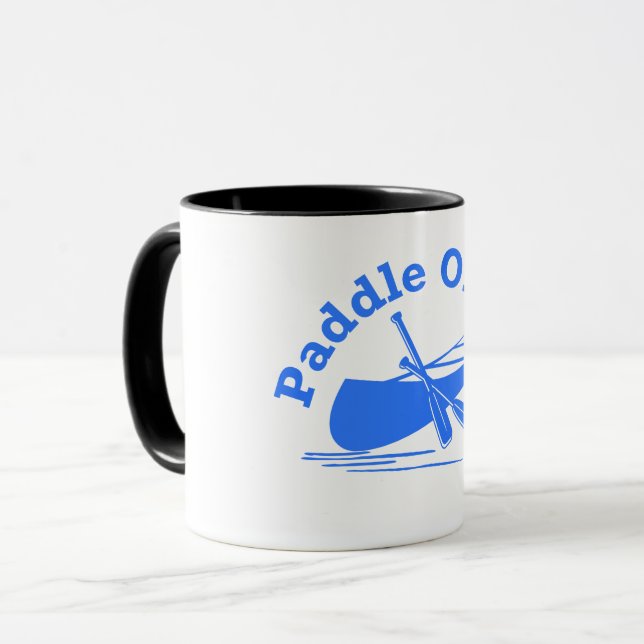 Caneca Paddle No Design - Combo Mug (Frente Esquerda)