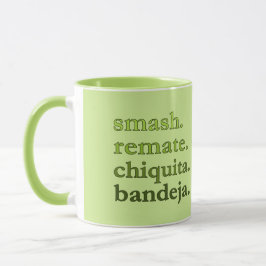 CANECA PADEL COFFEE MUG – WORD VIBES – LIME GREEN